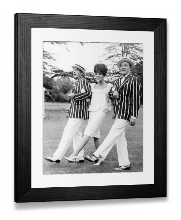 Framed Print : Bing Crosby, Joan Collins and Bob Hope Framed Print : Bing Crosby, Joan Collins and Bob Hope
