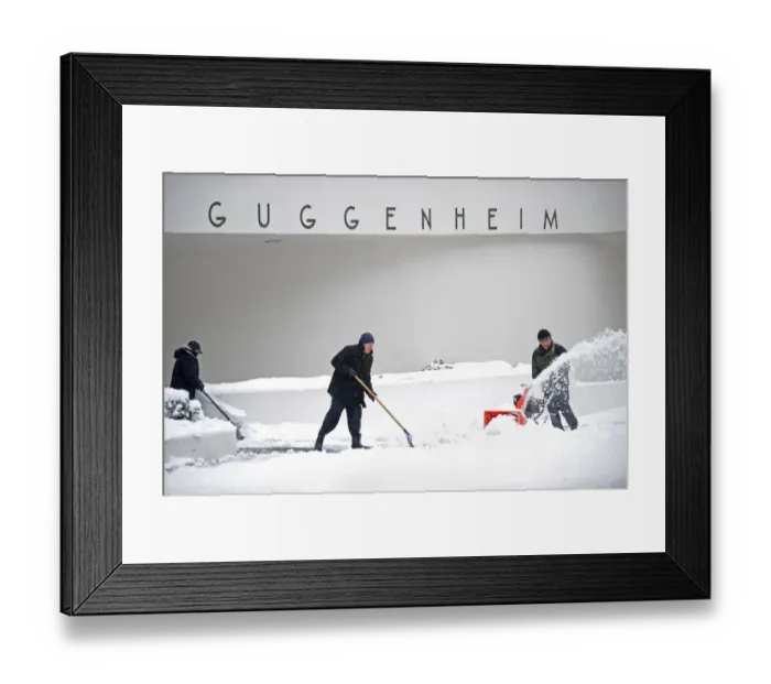Framed Print : Us-Weather-Snow