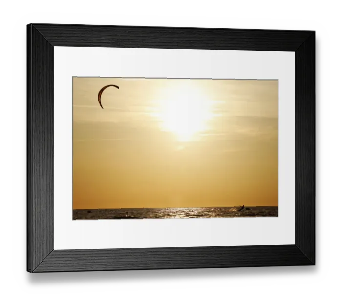 Framed Print : France-Kite-Surf-Deauville