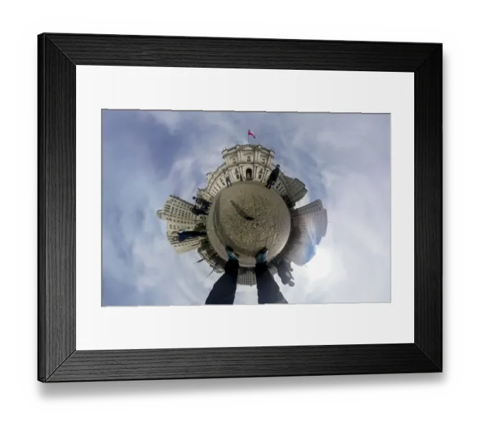 Framed Print : Chile-La Moneda-Feature