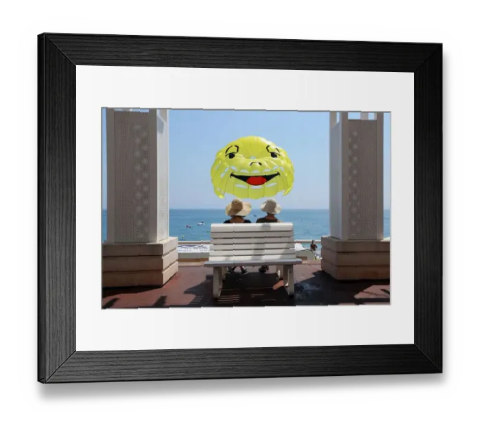 Framed Print : France-Weather-Heatwave-Leisure