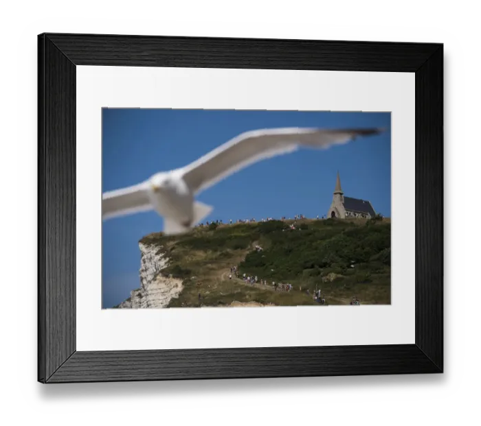 Framed Print : France-Tourism-Etretat