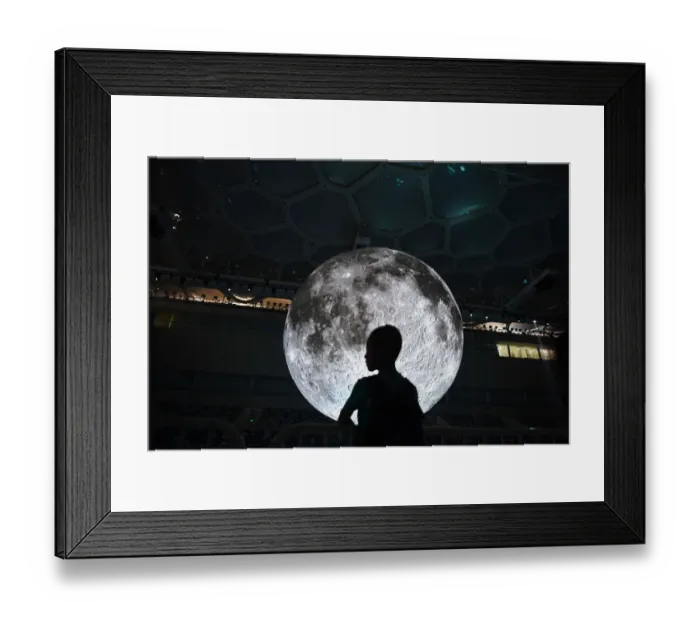 Framed Print : China-Science-Moon