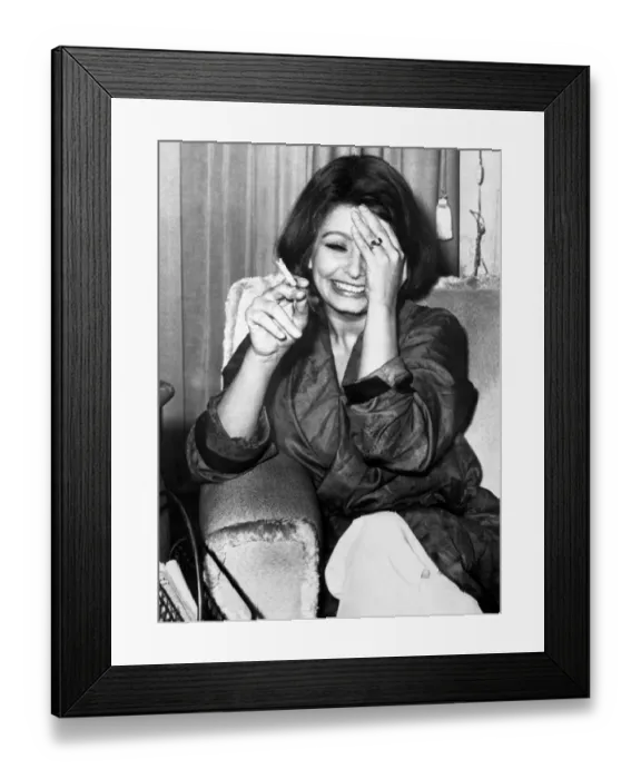 Framed Print : Bio-Sophia Loren