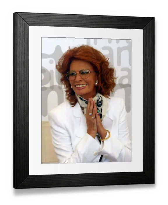Framed Print : Italy-Film-Festival-Loren