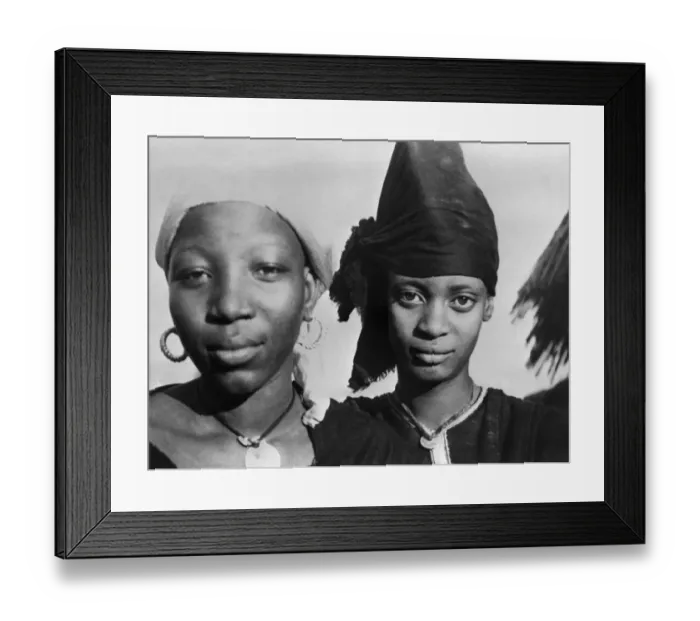 Framed Print : Africa-Life-Illustration