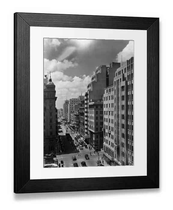 Framed Print : Johannesburg-Illustration Framed Print : Johannesburg-Illustration