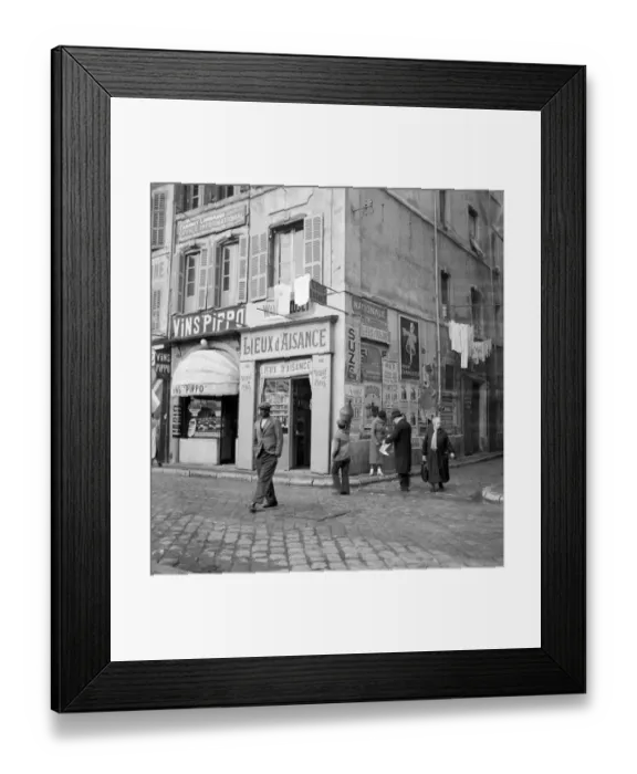 Framed Print : Marseille in the 1950s