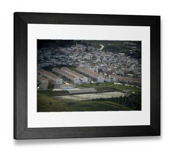 Framed Print : Fbl-Euro-2016-Esp-Landscape-Pitch