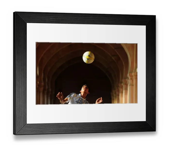 Framed Print : India-Theme-Football Framed Print : India-Theme-Football