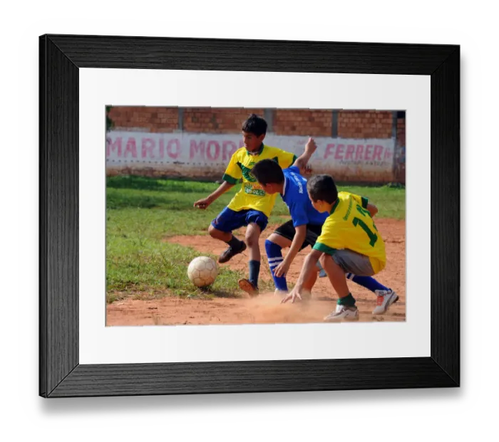 Framed Print : Paraguay-Theme-Football