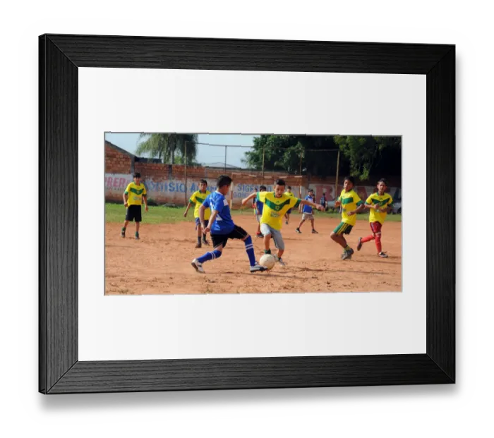 Framed Print : Paraguay-Theme-Football
