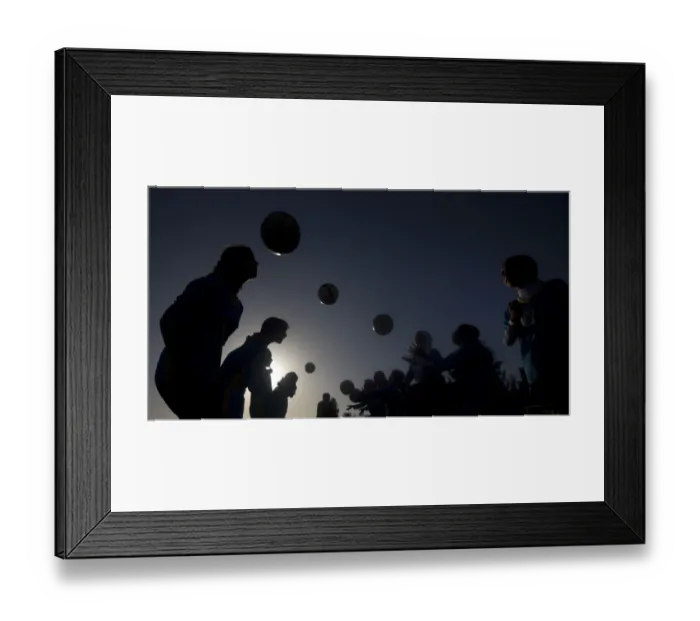 Framed Print : Palestinian-Gaza-Theme-Football Framed Print : Palestinian-Gaza-Theme-Football