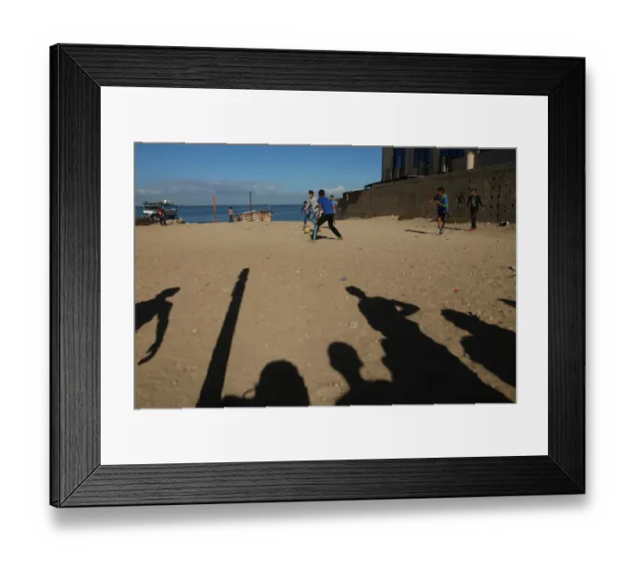 Framed Print : Fbl-Gaza-Pitch-Landscape Framed Print : Fbl-Gaza-Pitch-Landscape