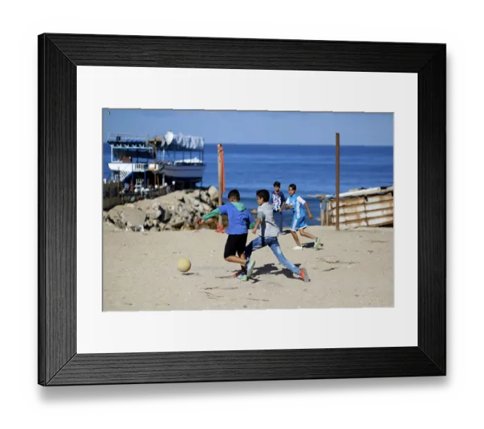 Framed Print : Fbl-Gaza-Pitch-Landscape Framed Print : Fbl-Gaza-Pitch-Landscape