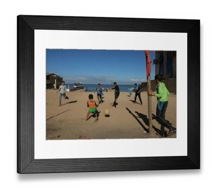 Framed Print : Fbl-Gaza-Pitch-Landscape Framed Print : Fbl-Gaza-Pitch-Landscape