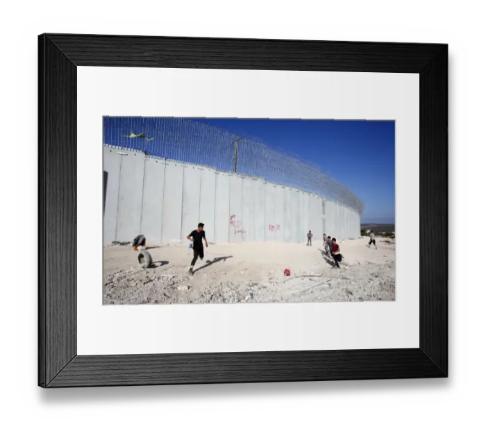 Framed Print : Fbl-West Bank-Pitch-Landscape