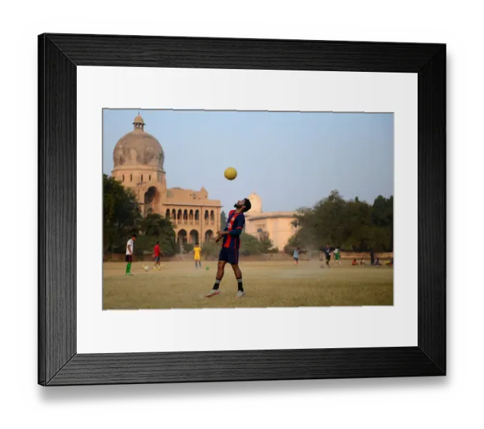 Framed Print : Fbl-India-Pitch-Landscape Framed Print : Fbl-India-Pitch-Landscape
