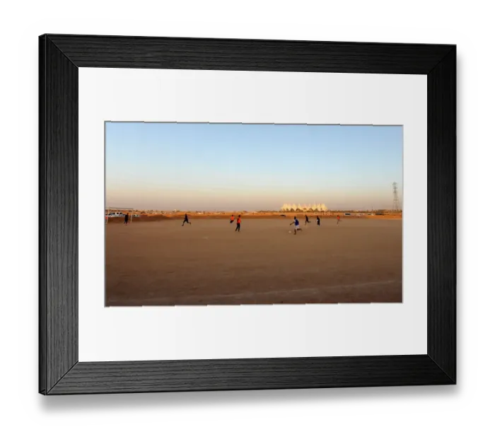 Framed Print : Fbl-Saudi-Pitch-Landscape Framed Print : Fbl-Saudi-Pitch-Landscape
