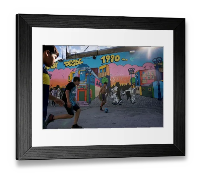 Framed Print : Fbl-Argentina-Pitch-Landscape