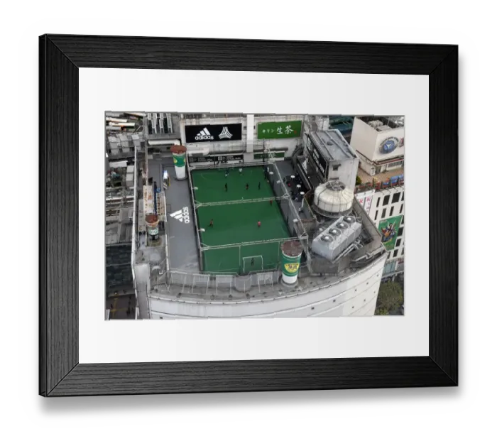 Framed Print : Fbl-Japan-Pitch-Landscape Framed Print : Fbl-Japan-Pitch-Landscape