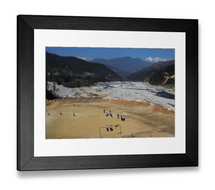 Framed Print : Fbl-Nepal-Pitch-Landscape Framed Print : Fbl-Nepal-Pitch-Landscape