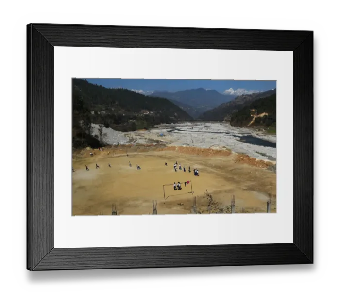 Framed Print : Fbl-Nepal-Pitch-Landscape