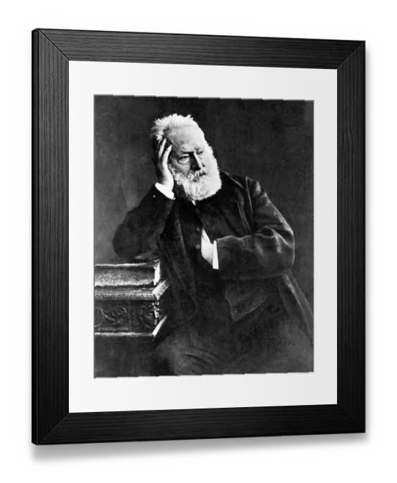 Framed Print : Literature-Victor Hugo Framed Print : Literature-Victor Hugo