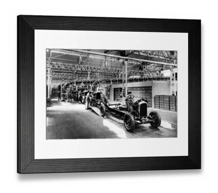 Framed Print : France-Industry-Auto-Feature