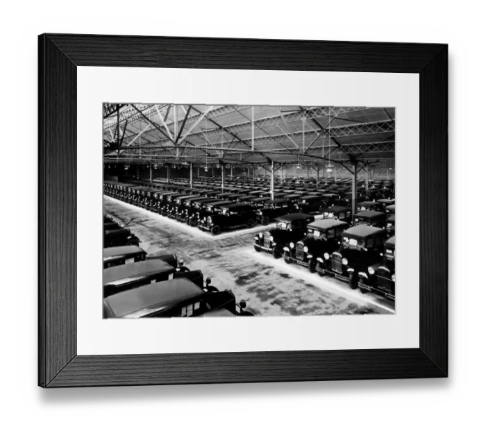 Framed Print : France-Industry-Auto-Feature