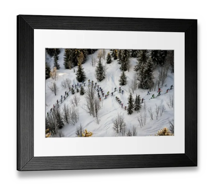 Framed Print : France-Ski-Mountaineering-Pierra-Menta Framed Print : France-Ski-Mountaineering-Pierra-Menta