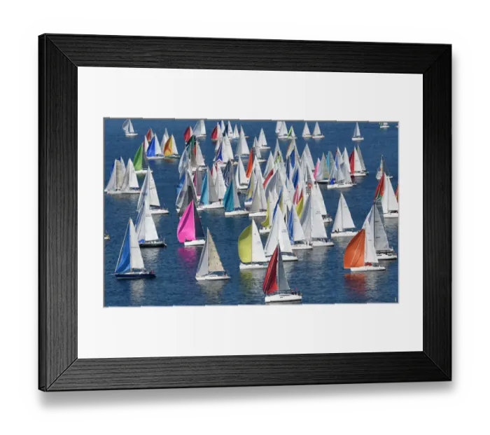 Framed Print : Sailing-Fra-Belle-Ile