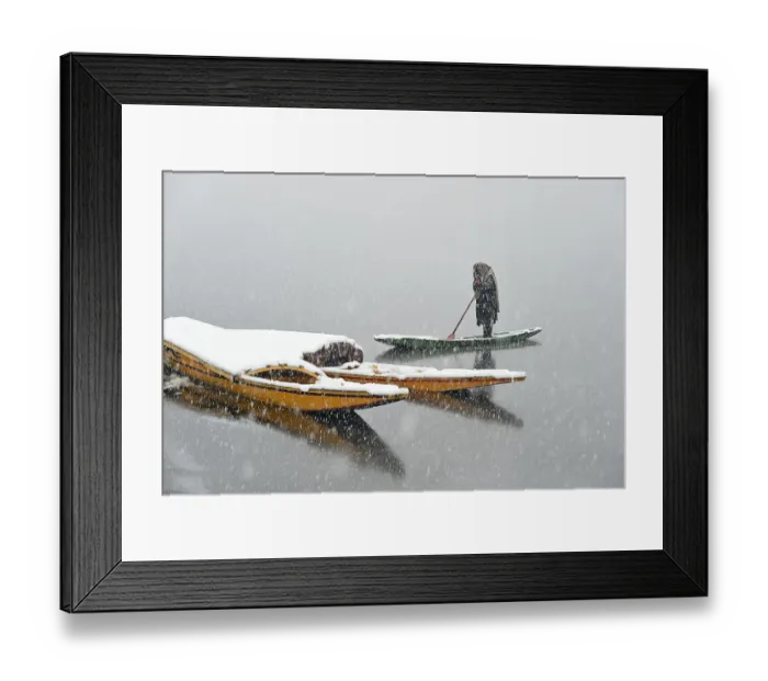 Framed Print : India-Kashmir-Weather