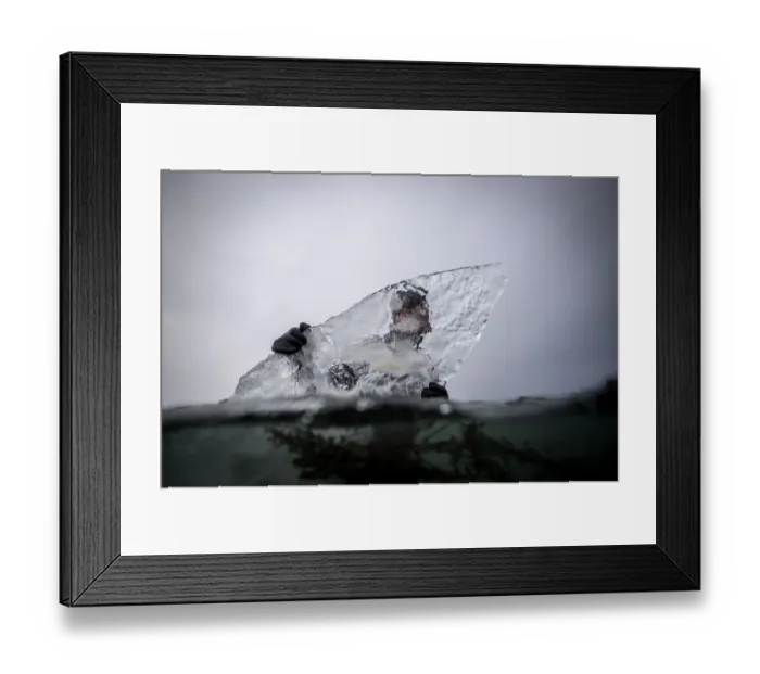 Framed Print : Surfing-Lofoten-Ice Board-Photo Essay Framed Print : Surfing-Lofoten-Ice Board-Photo Essay
