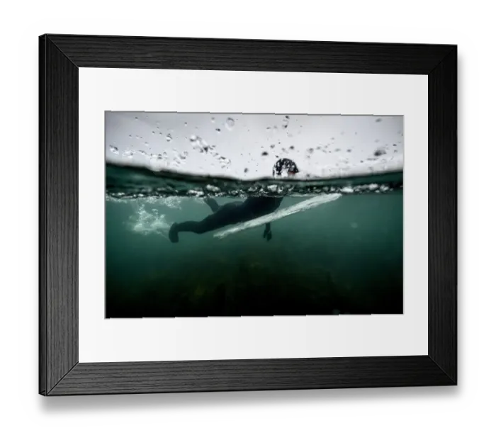 Framed Print : Surfing-Lofoten-Ice Board-Photo Essay Framed Print : Surfing-Lofoten-Ice Board-Photo Essay