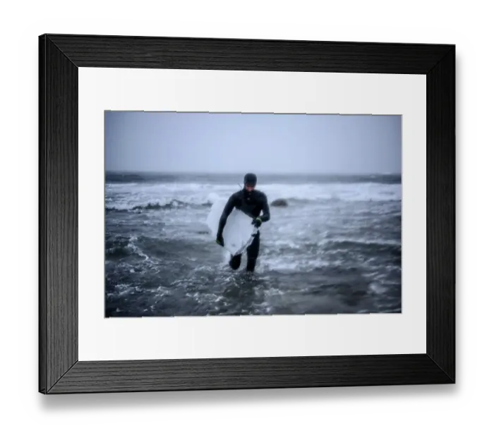 Framed Print : Surfing-Lofoten-Ice Board-Photo Essay Framed Print : Surfing-Lofoten-Ice Board-Photo Essay