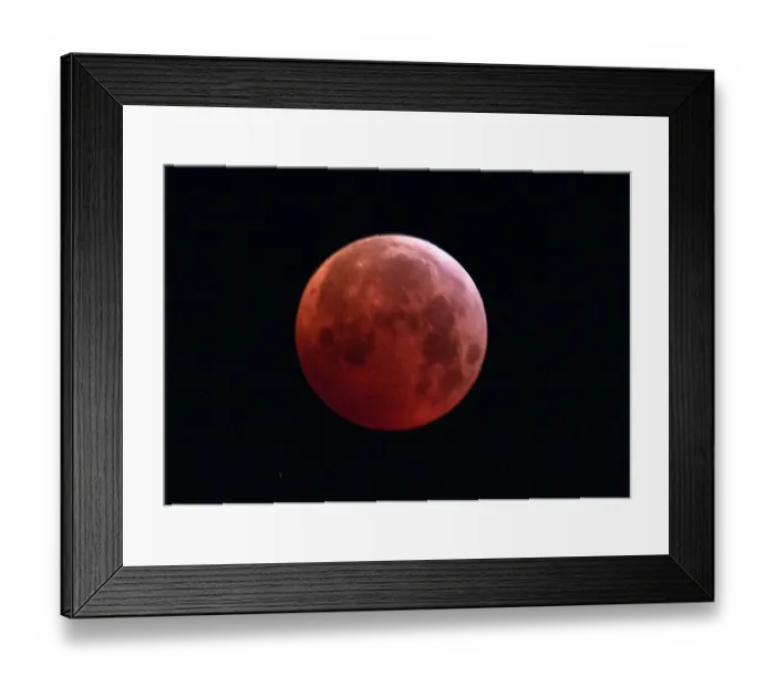 Framed Print : Super Blood Moon Framed Print : Super Blood Moon