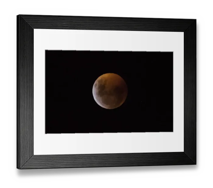 Framed Print : Crc-Astronomy-Moon-Eclipse