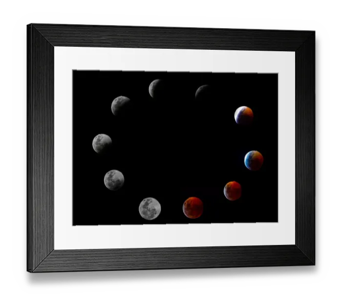 Framed Print : Panama-Astronomy-Moon Framed Print : Panama-Astronomy-Moon