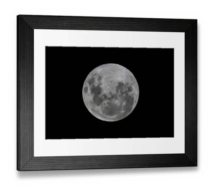 Framed Print : Argentina-Eclipse-Moon