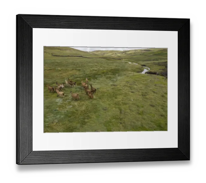 Framed Print : Ecuador-Water-Glacier-Melting