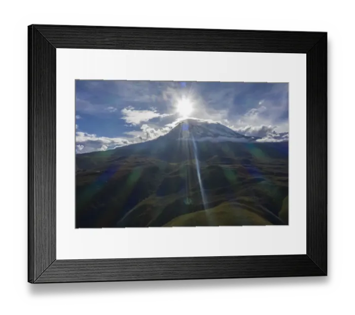 Framed Print : Ecuador-Glacier-Chimborazo-Volcano-Nature Framed Print : Ecuador-Glacier-Chimborazo-Volcano-Nature