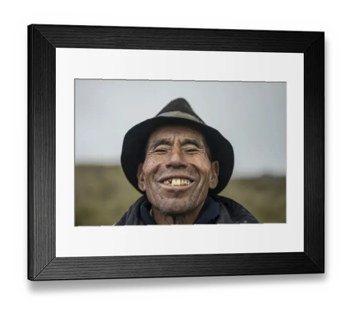 Framed Print : Ecuador-Water-Glacier-Melting