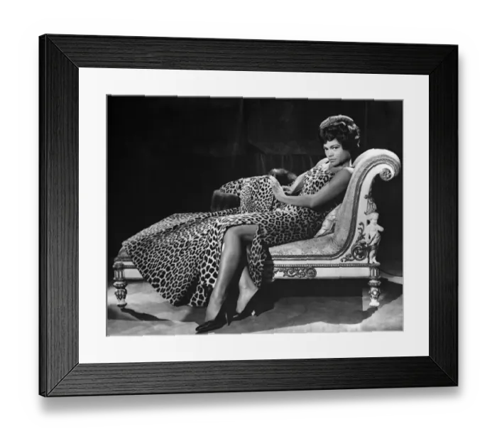 Framed Print : Culture-Music-Eartha-Kitt Framed Print : Culture-Music-Eartha-Kitt