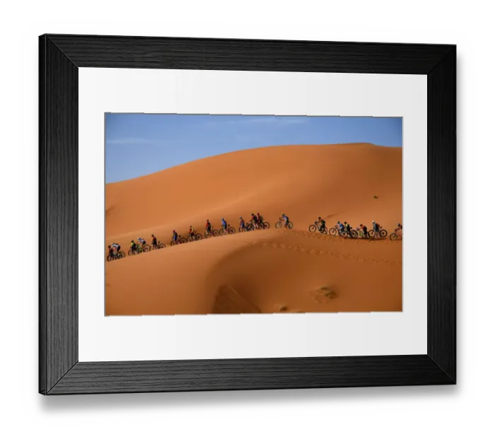 Framed Print : Morocco-Cycling-Vtt-Titan-Desert-Stage1