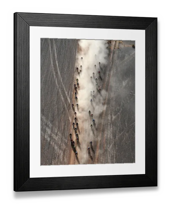 Framed Print : Cycling-Mor-Vtt-Titan-Desert-Stage4