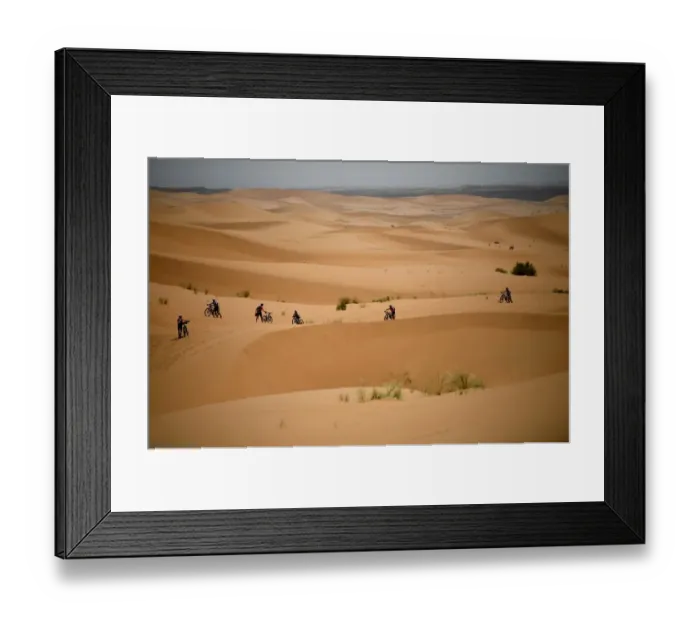 Framed Print : Cycling-Mor-Vtt-Titan-Desert-Stage2