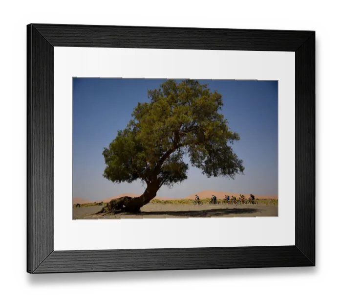 Framed Print : Morocco-Cycling-Vtt-Titan-Desert-Stage1
