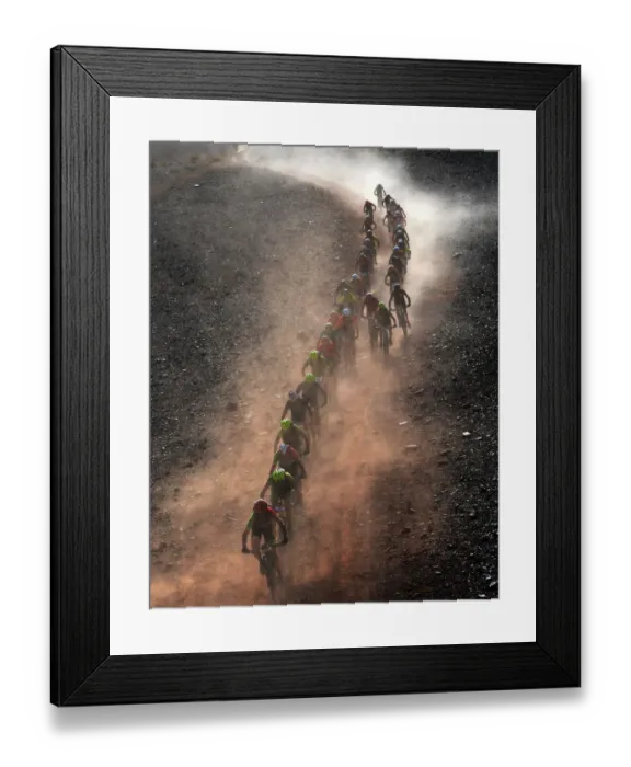 Framed Print : Cycling-Mor-Vtt-Titan-Desert-Stage4