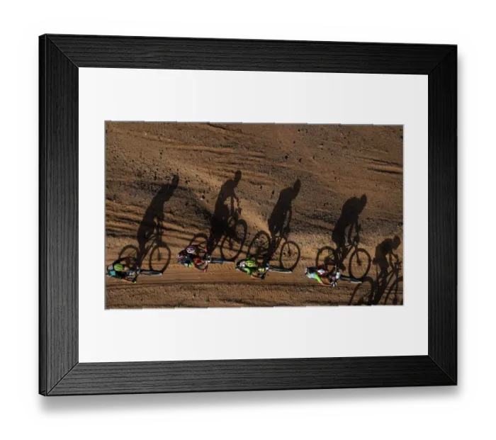 Framed Print : Cycling-Mor-Vtt-Titan-Desert-Stage4